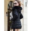Winter Cotton Padded Clothes Long Body Repair Hooded Down Coat Women Padded Jacket Thickened Coat