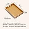 Walnut Color Food Storage Trays With Handle Dessert Pallet Decorate Tray Display Plate  Bathroom