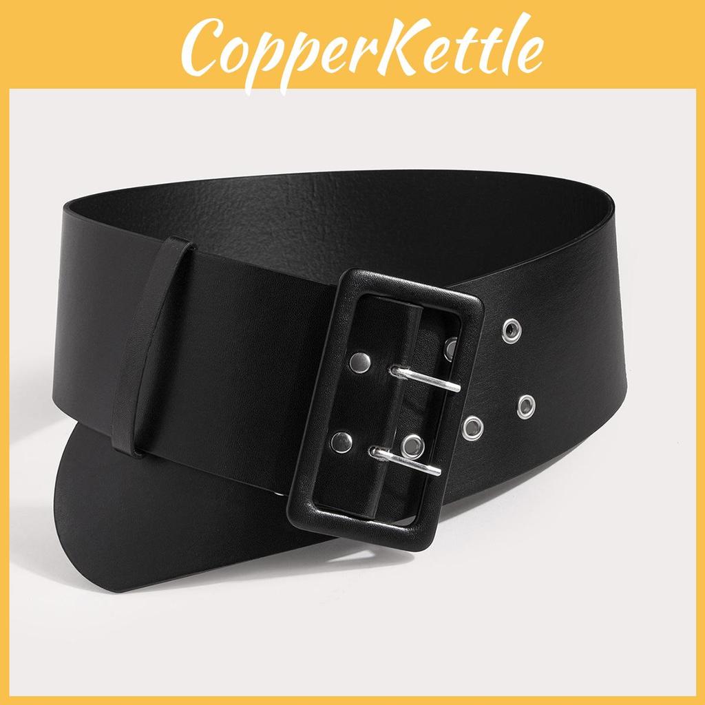 Womens Pu Material Belt With Circular Design For Daily Office And Party Looks