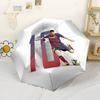 Messi Automatic Umbrella Compact 8-Rib Design Lightweight Travel Essential Fashion Lovers Perfect Gift for Friends & Family