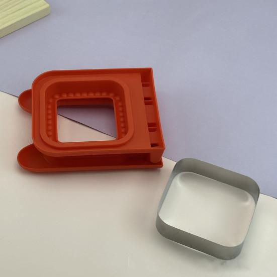 Резак для хлеба Эффективный резак для сэндвичей из нержавеющей стали Простой в использовании съемный лезвие Пищевая домашняя сэндвичница