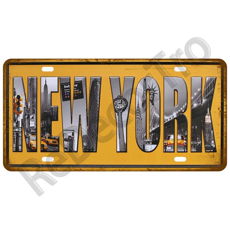 Madrid City Tinplates Plate Metal Sign Plaque Poster Vintage Tin Sign For Paris Bar Pub Cafe Man Cave Decoration Home Decor Art