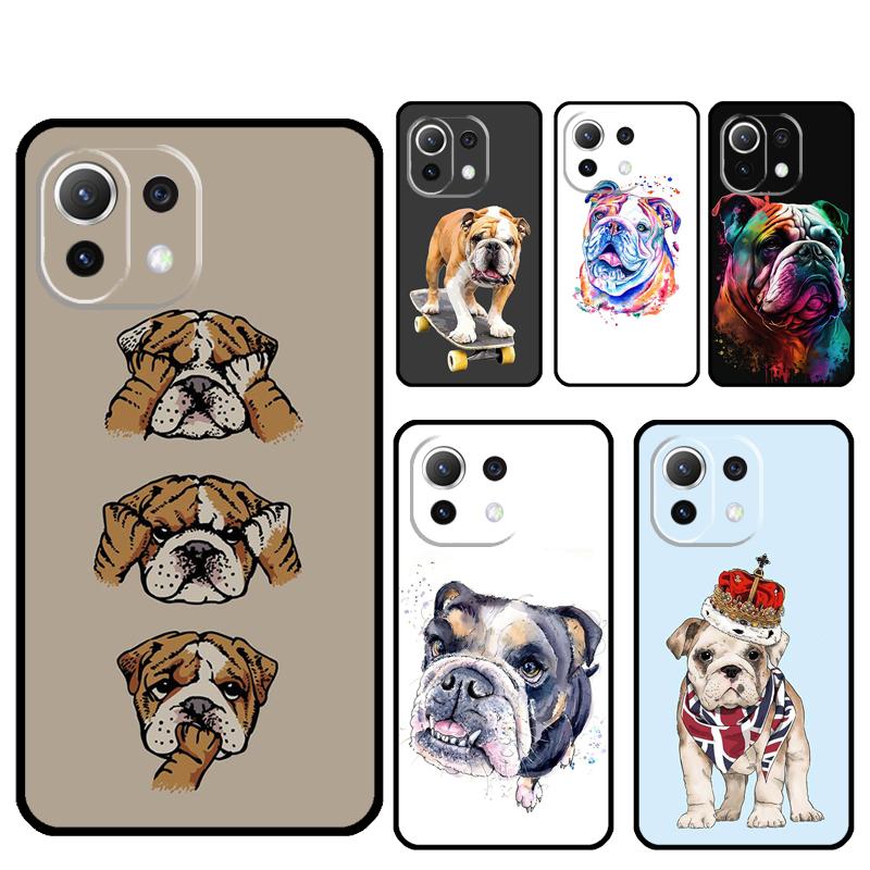 Чехол Британский Бульдог для Xiaomi 13 14 15 Ultra 11T 12T 13T 14T Pro POCO X7 Pro X3 X5 X6 M6 F5 F6 Pro