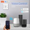 Tuya Smart Home Mini Smart Plug, стандарт США, 10 А, умная розетка, круглая вилка, 100–130 В, управление через приложение, работает с Alexa Google Home