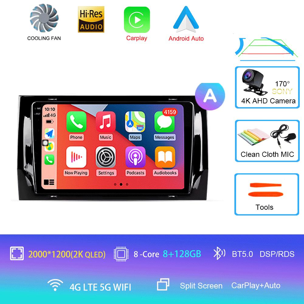 Автомобильный радиоприемник Android 14 для Skoda Kodiaq 2016–2021 Karoq NU7 2017–2021, мультимедийный видеоплеер, навигация, стерео GPS Andro