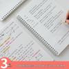 Плотный блокнот-планер на спирали формата А6 с линованными, клетчатыми и чистыми страницами для студентов