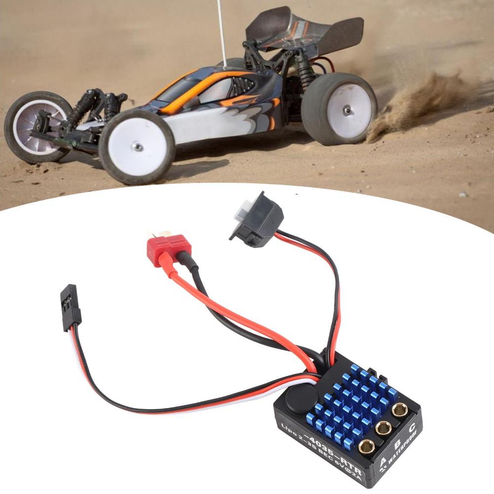 35A Brushless ESC Waterproof Remote Control ESC Durable Sensorless Motor ESC For RC Cars