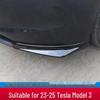 Защитная полоса угла переднего бампера от столкновений для Tesla Model 3.