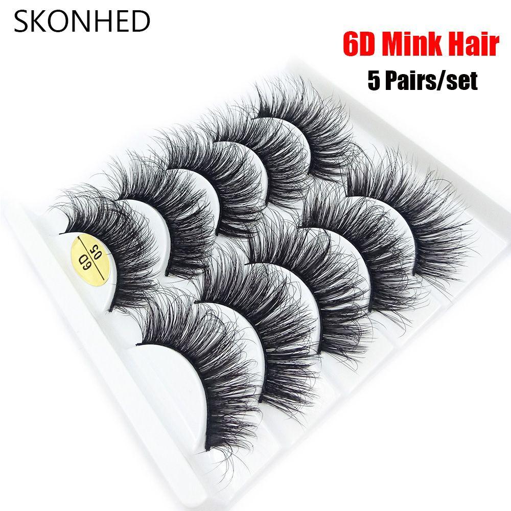 Fluffy Multilayers Wispy Flared Eye Lash Extension 6D Faux Mink Hair Crisscross False Eyelashes