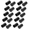 10 Pairs High Heel Tip Caps Black CPU Polyurethane Shoes Repairing Replacement KitsInner Diameter