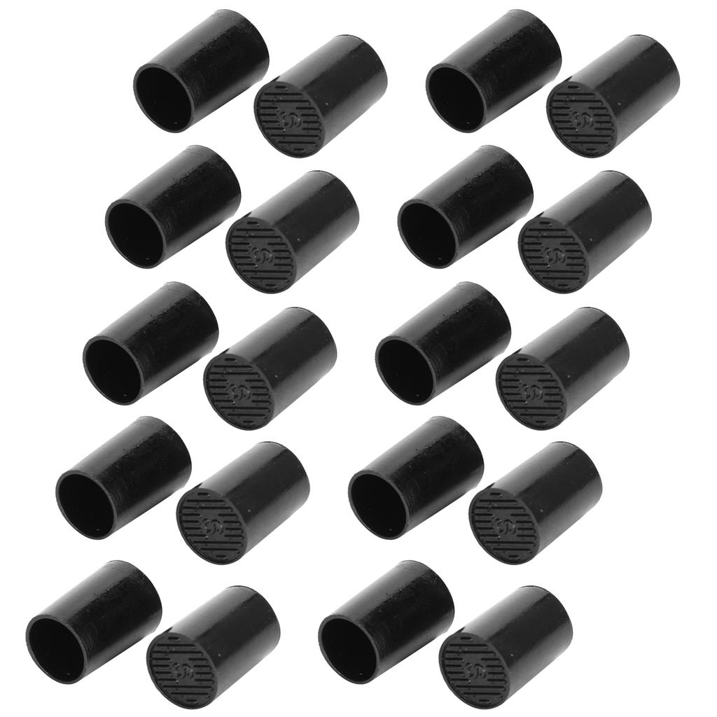 10 Pairs High Heel Tip Caps Black CPU Polyurethane Shoes Repairing Replacement KitsInner Diameter