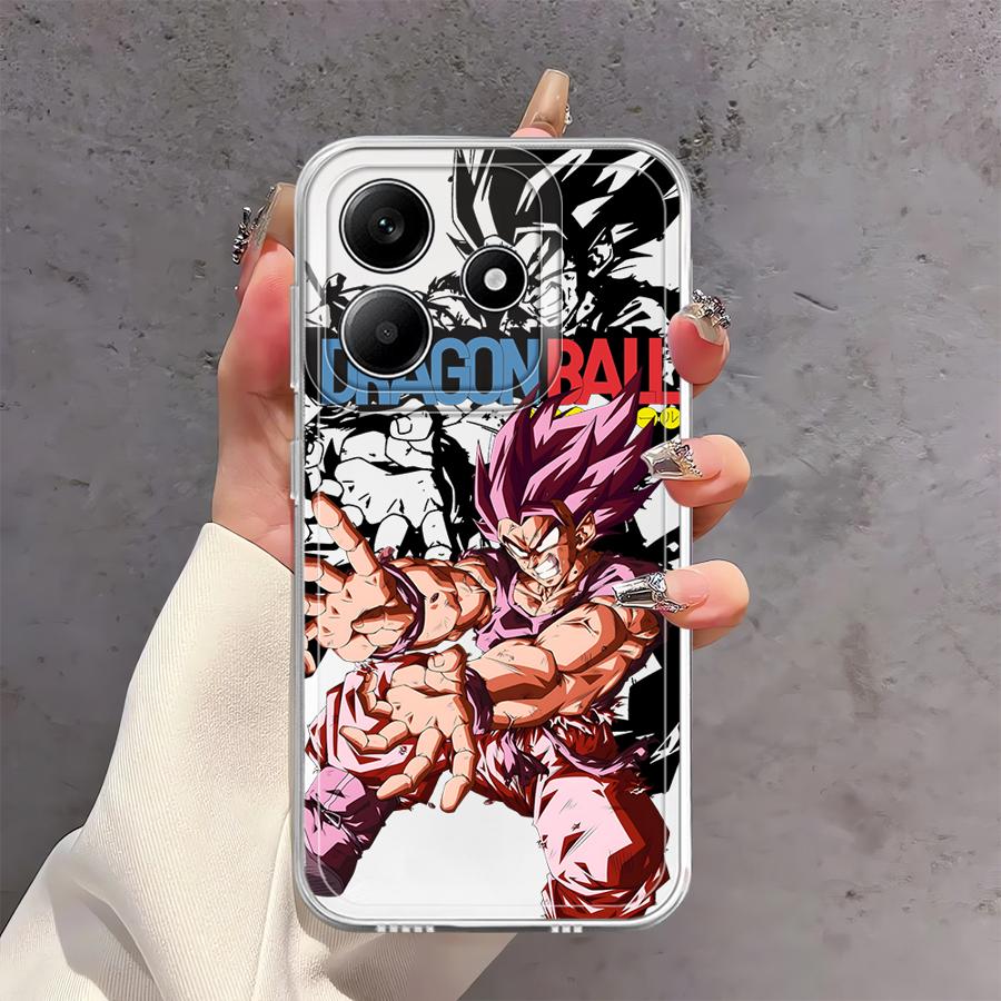 Мягкий чехол для телефона для Xiaomi Redmi Note 14 Pro Plus 12S 9 10 13C A4 11 10S 12 Note 13 14C 11S Dragon Ball Сон Гоку