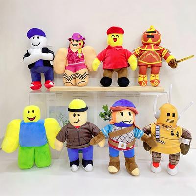 Плюшевые игрушки Roblox 24 см 8 стилей Нуб Эксперимент Мягкая набивная кукла для детей Мальчиков Девочек Подарок на день рождения Сувенир для вечеринки Коллекция фанатов