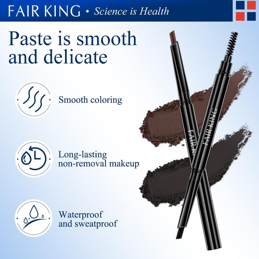 FAIR KING Черный коричневый водонепроницаемый карандаш для бровей для женщин макияж оттенок естественный длительный