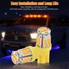 10 шт. W5W 10-7014 SMD Светодиодные автомобильные T10 194 168 Клиновые запасные лампы для габаритных огней крыши, кабины, ходовых огней