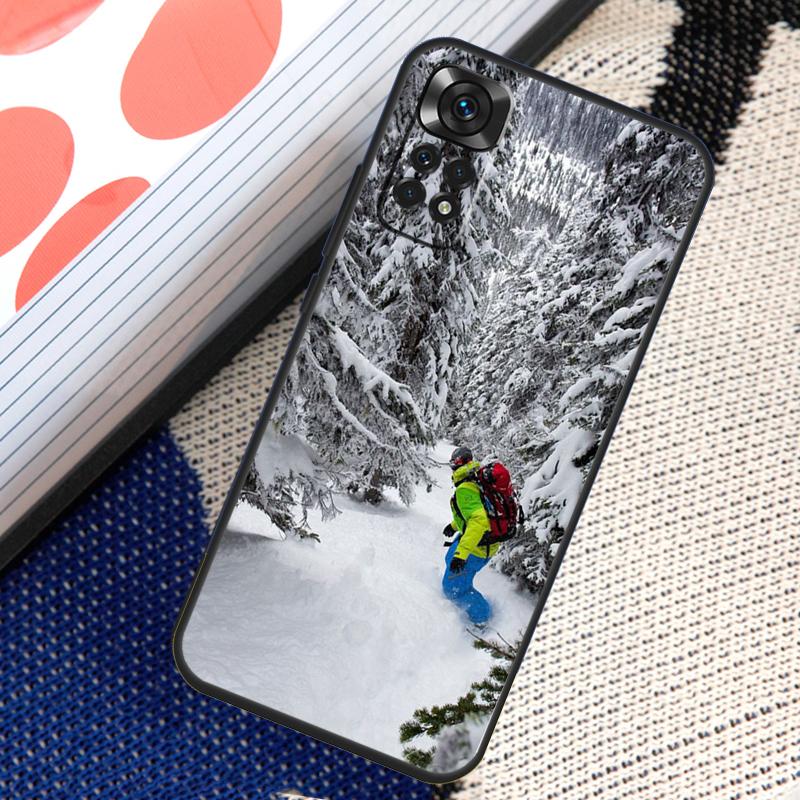 Крутой спортивный чехол для сноуборда для Xiaomi Redmi Note 14 13 12 11 Pro 11S 12S Redmi 10 13 15 13C 15C 10C 12C 14C Funda