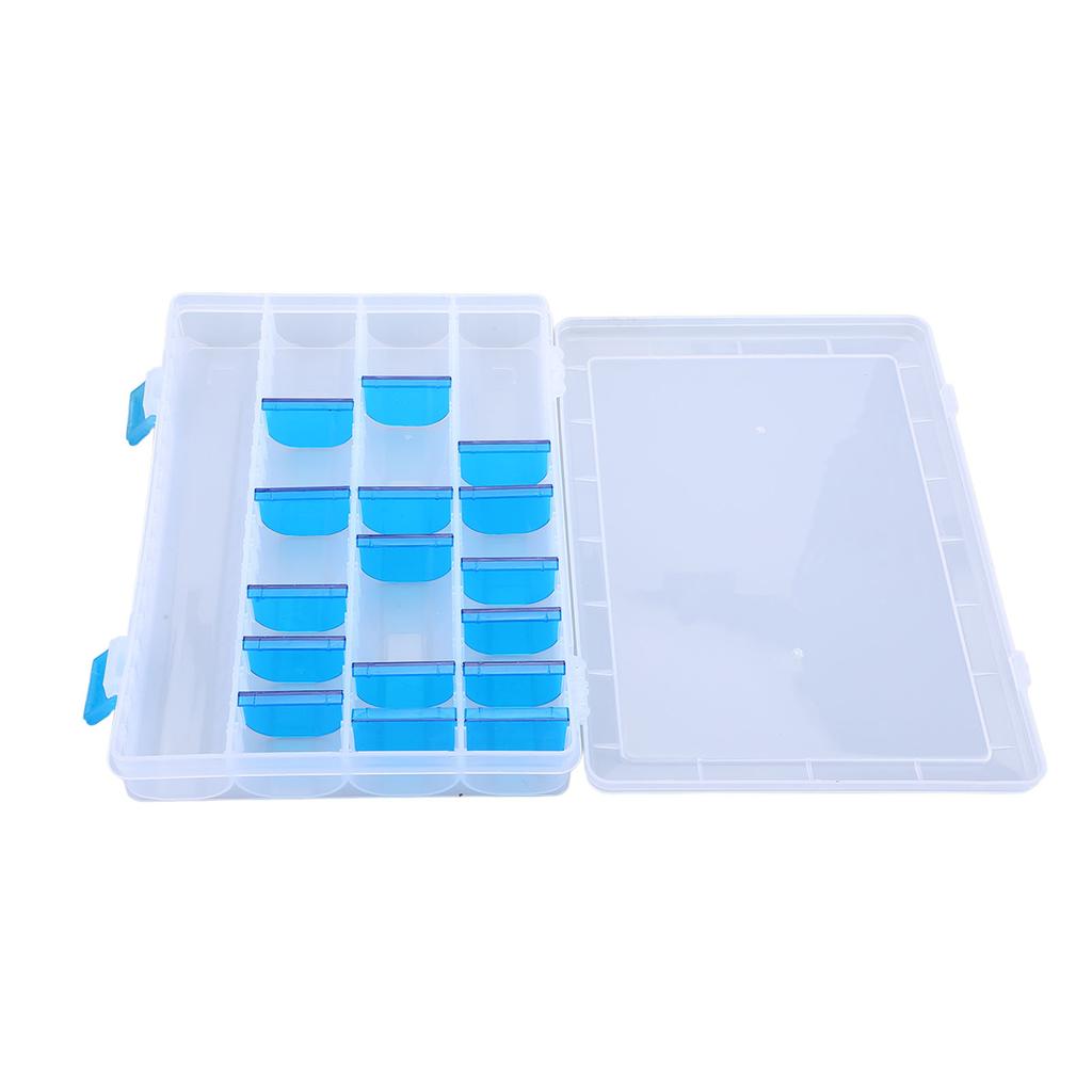 Лоток для рыболовных снастей Пластиковый Прозрачный Легкий Коробка для хранения рыболовных снастей с вставками для рыболовных крючков