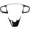 For Ford Fiesta MK8 2018 Focus MK4 ST    Steering Wheel Button Frame Cover Trims ABS Sticker Car Styling Accessories