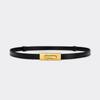 Versatile Thin Waistband Metal Alloy Buckle Waist Strap Casual Cowhide Belt  For Women Girls