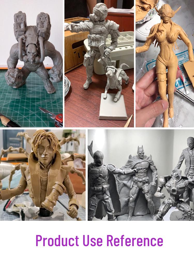 Твердый масляный скульптурный пластилин для резьбы и лепки моделей фигурок