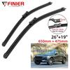 2 шт. щетки стеклоочистителя для VOLVO XC60 2018-2020 26 "19" подходят для переднего лобового стекла, щетки для окон, резак, аксессуары 2018 2019 2020