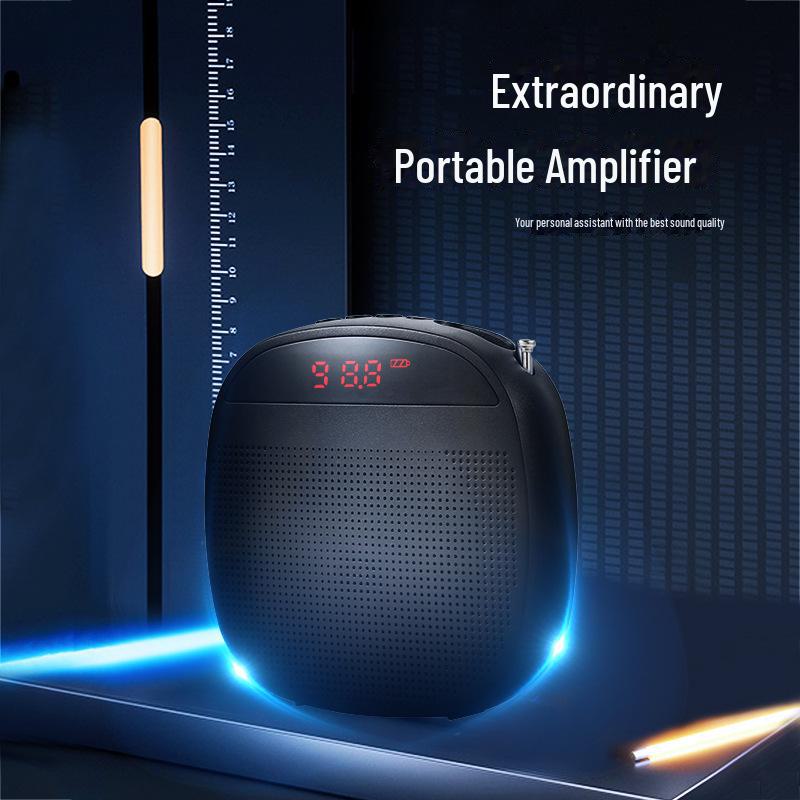 Портативная беспроводная колонка Little Bee с петличным микрофоном для учителей и танцевальных мероприятий