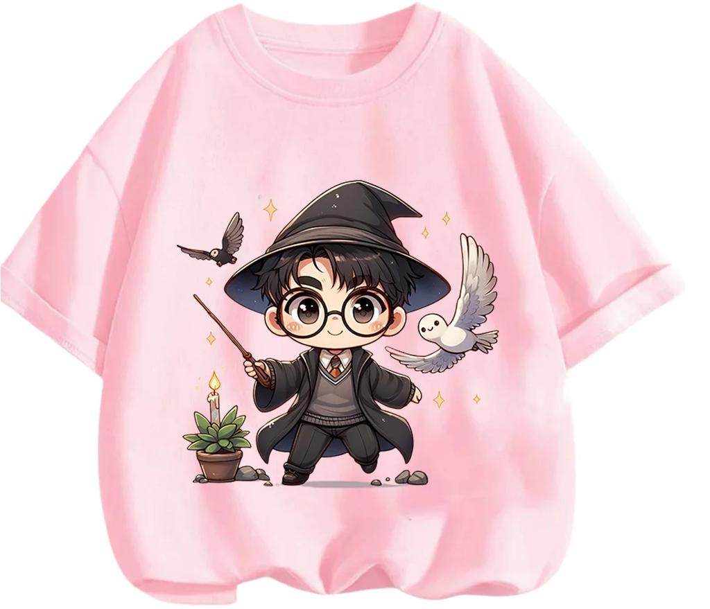 Soft Comfortable Harry Potter T Shirt Summer Casual Short Sleeve Fashion Clothing Boys Girls 3 14