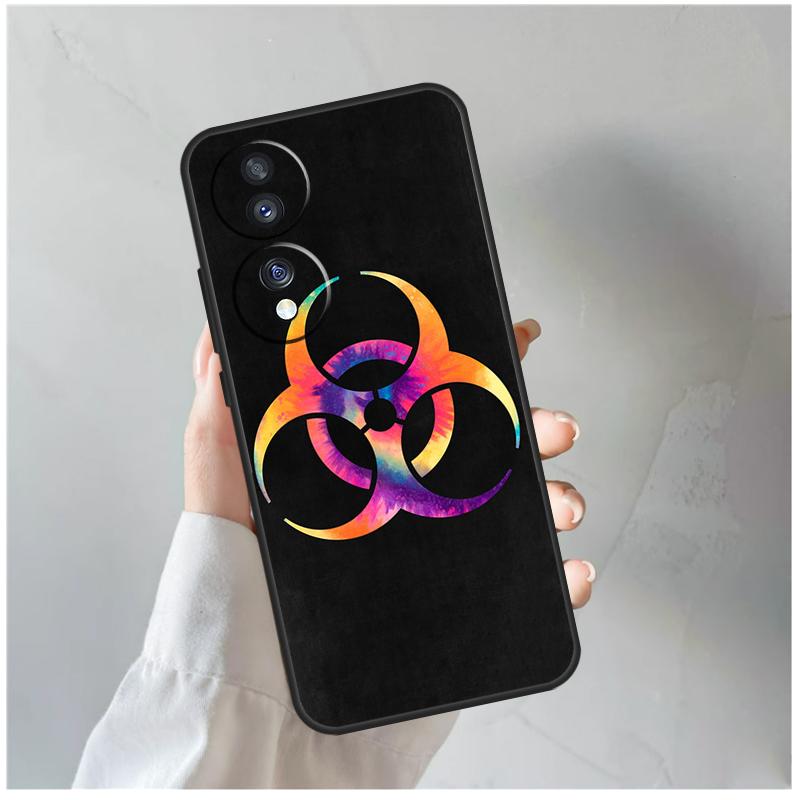 Логотип с символом биоопасности Для чехла Honor Magic 8 7 6 5 Pro Для Honor 400 200 Lite 90 70 50 X8c X8b X9a X9b X9c X9d Win