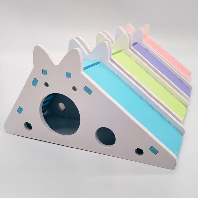 Собранная игрушка-горка для хомяка морская свинка золотой медведь дышащий домик для хомяка