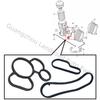 30677349 30751324 Engine Oil Filter Housing Gasket Fits For VOLVO 11-14 S60 07-09 S80 13-15 V60 09-15 XC60 08-11 XC90 3.0T 3.2