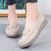 Big Size 42 Casual Shoes Women's Sneakers Shallow Slip-on Women's Loafers Outdoor Soft Leather Comfortable Mother's Shoes