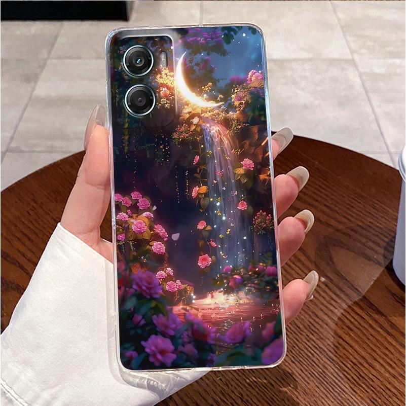 For Motorola Moto G06 4G/G06 Power Soft Silicone TPU Clear Shell Popular Painted Casing Fluffy Kitten Shockproof Cover
