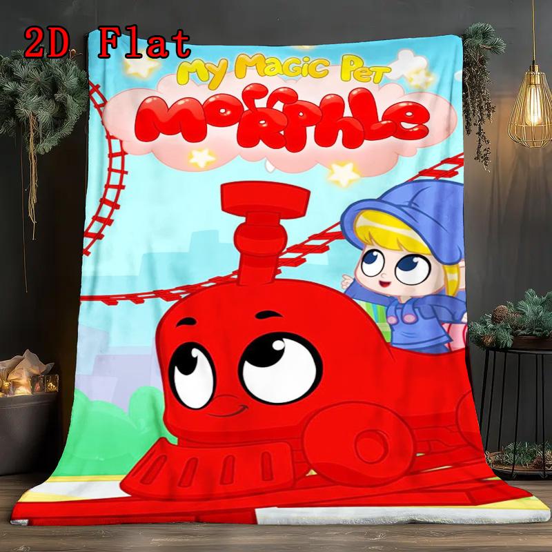 Мила и Морфл 2D Плоский Рисунок Фланелевое Одеяло Высокое Качество Все Сезоны Тепло и Комфорт Идеально для Рождественских Подарков.PMT0914167