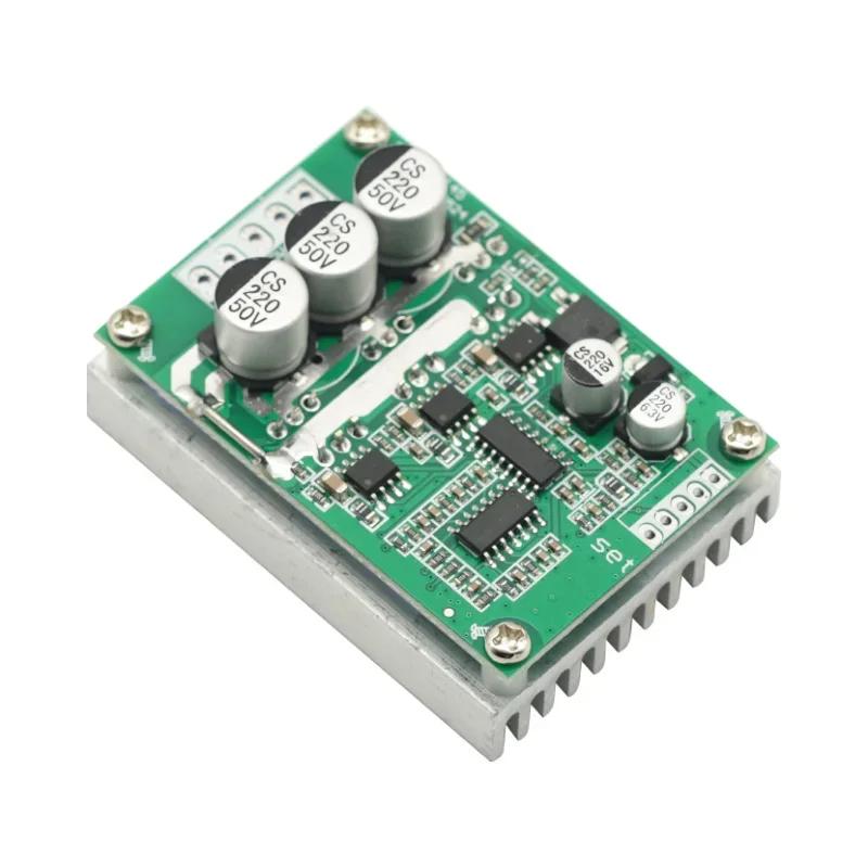 500W 15A DC 12-36V Brushless Hall Free Motor Driver Board High Power Motor Foward Reverse Speed Controller Power Supply