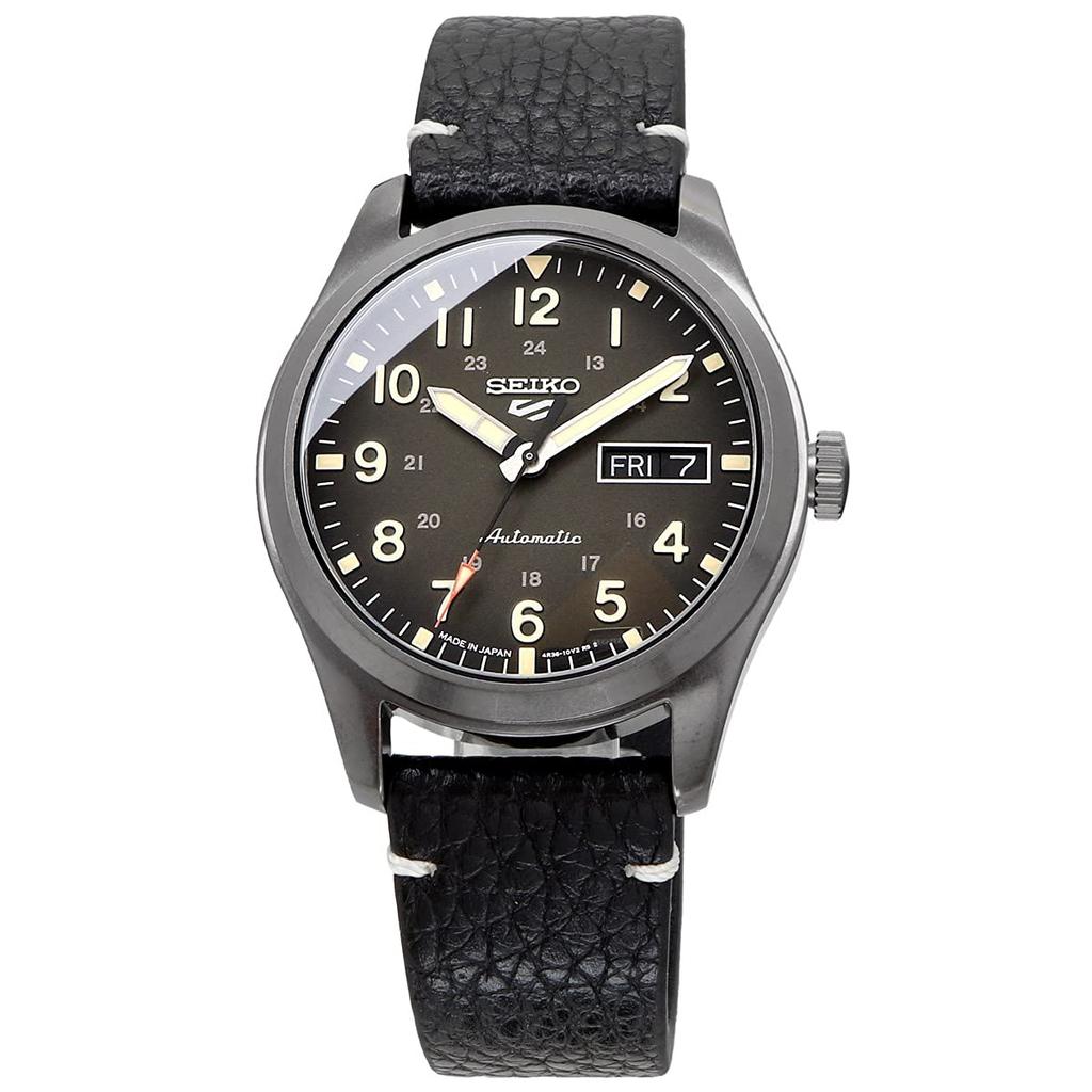 Seiko 5 Спортивный специалист Стиль Механический Распределение Ограниченная Модель Часы Seiko Five Sports Сделано в Японии SRPG41 Черная Кожа [Seiko] Мужские