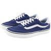 Vans Brooklyn LS Non Slip Low Top Skate Shoes Men Blue White VN000D7QEMT