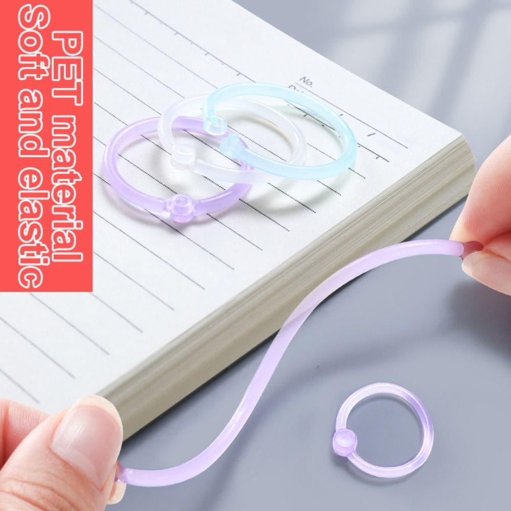 DIY Loose Leaf Paper Buckle Multi-Function Loose-leaf Book Hoops  School Office