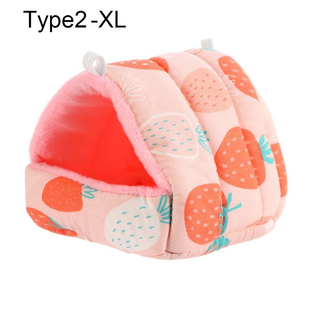 Cute Mini Cage Comfortable Winter Guinea Pig Nest Small Animal Sleeping Bed Warm Mat Hamster House