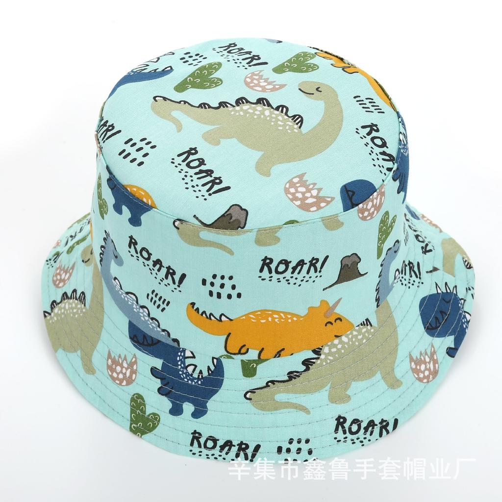 Baby Cartoon Dinosaur Fishing Hat - Spring Lightweight Sun Hat - Cute And Breathable Fishing Hat For Children's Outings