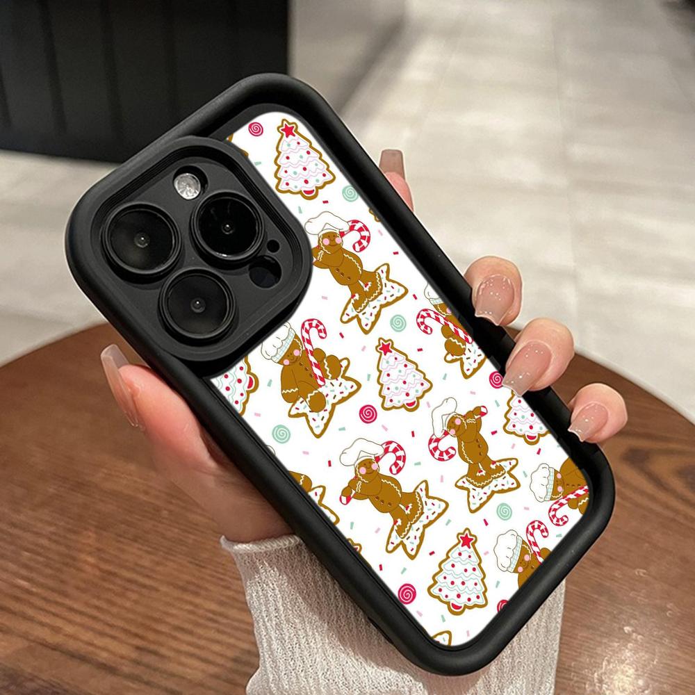 Чехлы для телефонов Ae106 Happy New Year art Merry Christmas для iPhone 16 14 13 11 Pro Max 15 7 8 6s Plus 12 mini XR XS Max Angel Eye Ladder Protective Cover