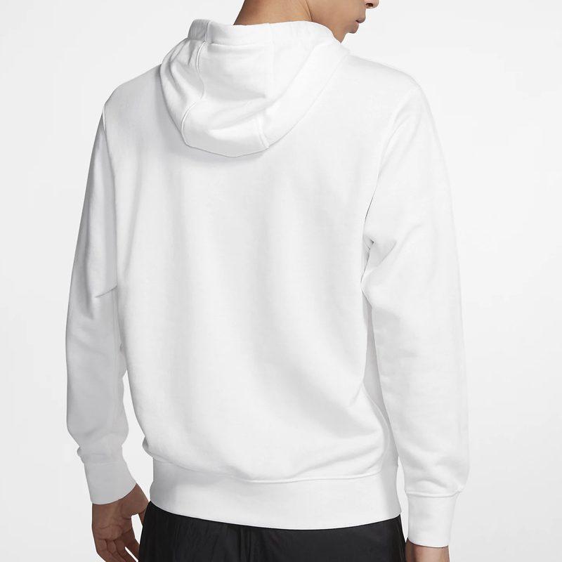 Nike Толстовки Мужские Белые С Капюшоном Средней Посадки Обычные CJ9952-100