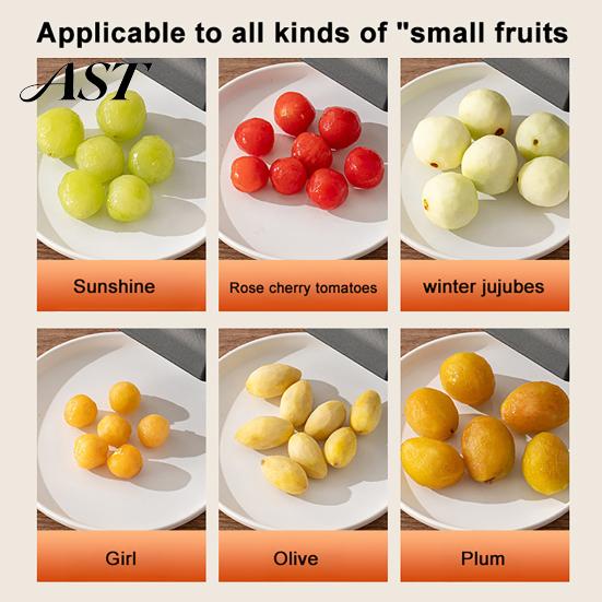 Manual Fruit Skin Remover Hand-cranked Peeler Machine, Stainless Steel Five-blade Design, Batch Peeling Machine Tool for Cherry Tomatoes Grapes
