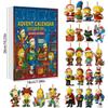 Симпсоны Баскетбол Регби Рождественский Календарь Обратного Отсчета Blind Box Подвеска Для Праздничной Вечеринки