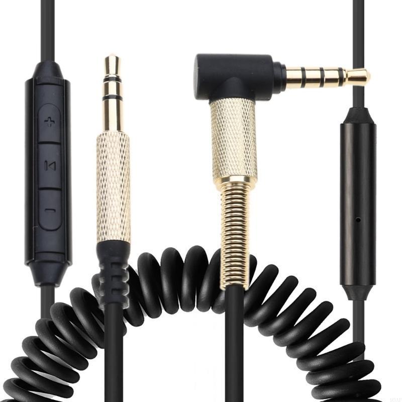 95AF Replacement Cable for Major II 2 3 Monitor Headphones Cord with Mic Volume Control