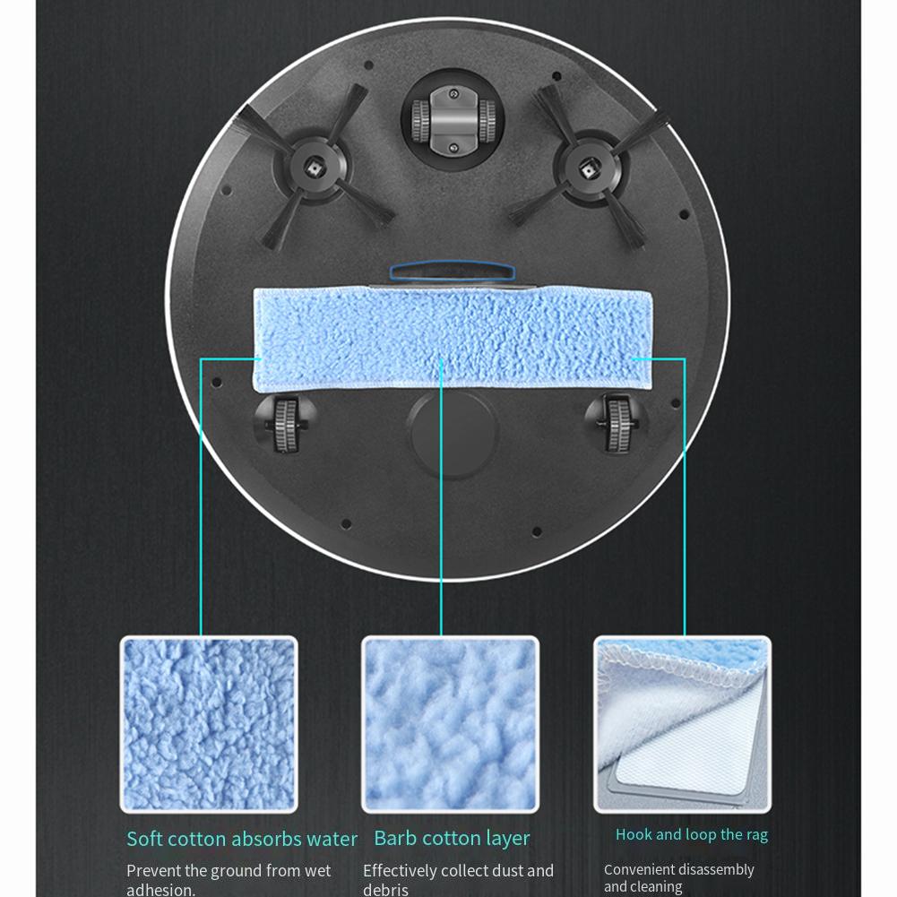 Умный автоматический робот-пылесос с USB, компактный дизайн с передовыми датчиками для уборки различных поверхностей