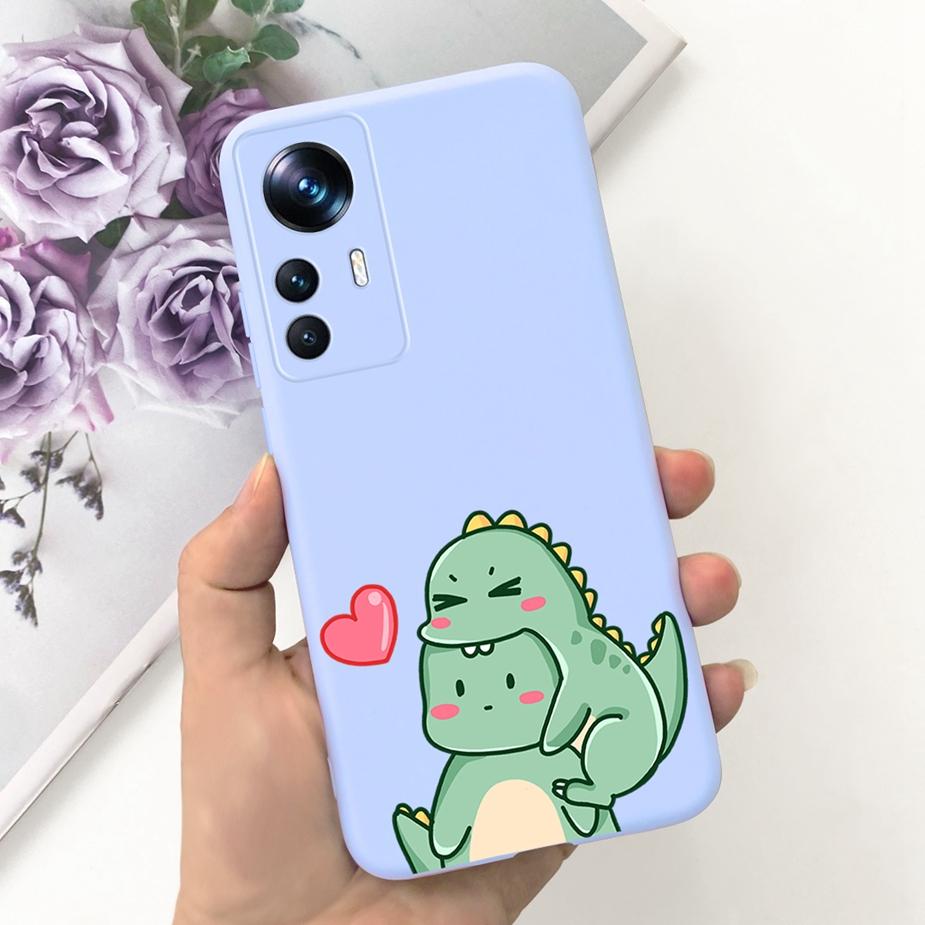 For Xiaomi 12T Pro Case Cute Astronauts Cartoon Cover Soft Silicone Phone Cases For Xiaomi Mi 12T Pro Mi12T 12TPro Fundas Bumper