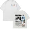 2025 Summer Rapper HOKE Bbo Album Tour Tshirt Male Hiphop VintageHigh High Quality Cotton Tshirt Fashion Casual Tshirt