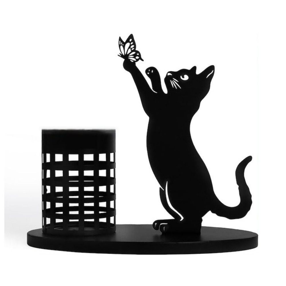 Multifunction Pen Container Cat Cosmetics Storage Box Portable Storage Bucket