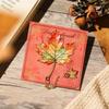 Gilt-Edged Metal Bookmark Pendant Design Book Separator Leaf Bookmark  School Supplies