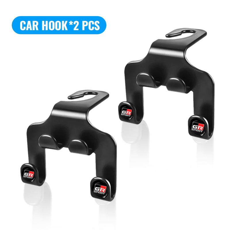 Крючок на подголовник автомобильного сиденья, 4 шт., вешалка, органайзер для хранения, автомобильные аксессуары для Toyota TRD GR Sport Rav4 Corolla Camry Aqua Yaris Cross